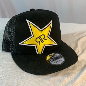 Rockstar flat brim hat